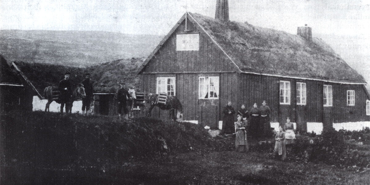 Prestagarðurin í Todnesi 1890
